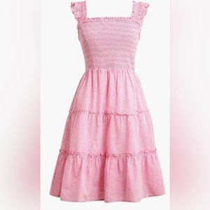 NWT Pink and white striped dress from JCrew Factory.